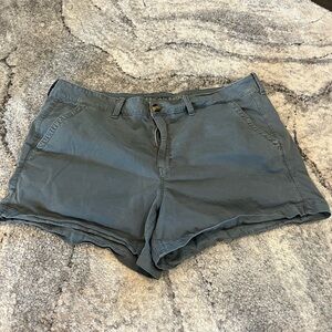 American Eagle Outfitters Gray Women Midi Shorts